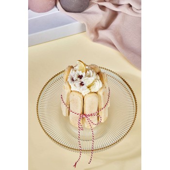 Cake Serving Plate Paris 21 Transparent