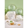 Dessert Plate Set (6 Pieces) Ekol Transparent