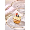 Dessert Plate Set (6 Pieces) Ares Transparent