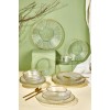 Dinner Set (24 Pieces) Ekol Transparent