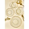Dinner Set (24 Pieces) Ekol Transparent