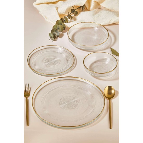 Dinner Set (24 Pieces) IP Transparent Dinner Set (24 Pieces) IP Transparent
