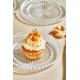 Dessert Plate Set (6 Pieces) Riva Transparent Dessert Plate Set (6 Pieces) Riva Transparent