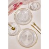 Dinner Set (18 Pieces) Ares Transparent