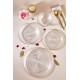 Dinner Set (24 Pieces) Ares Transparent Dinner Set (24 Pieces) Ares Transparent