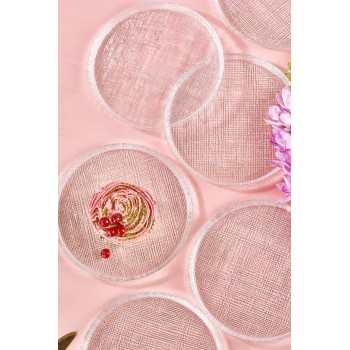 Dessert Plate Set (6 Pieces) Felix Transparent