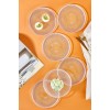 Dessert Plate Set (6 Pieces) Mina 16 Transparent