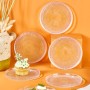 Dessert Plate Set (6 Pieces) Mina 16 Transparent