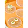 Dessert Plate Set (6 Pieces) Mina 16 Transparent