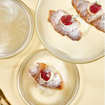 Dessert Plate Set (7 Pieces) Paris Transparent