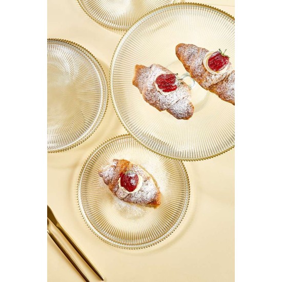Dessert Plate Set (7 Pieces) Paris Transparent Dessert Plate Set (7 Pieces) Paris Transparent