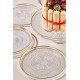 Dessert Plate Set (7 Pieces) Serenity - Transparent Transparent Dessert Plate Set (7 Pieces) Serenity - Transparent Transparent