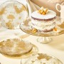 Dessert Plate Set (7 Pieces) Marmo - Transparent Transparent