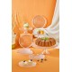 Dessert Plate Set (9 Pieces) Felix - Transparent Transparent Dessert Plate Set (9 Pieces) Felix - Transparent Transparent