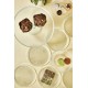 Dessert Plate Set (9 Pieces) Rexi - Transparent Transparent