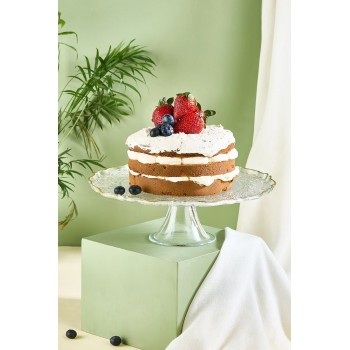 Cake Serving Plate Goblen - Transparent Transparent
