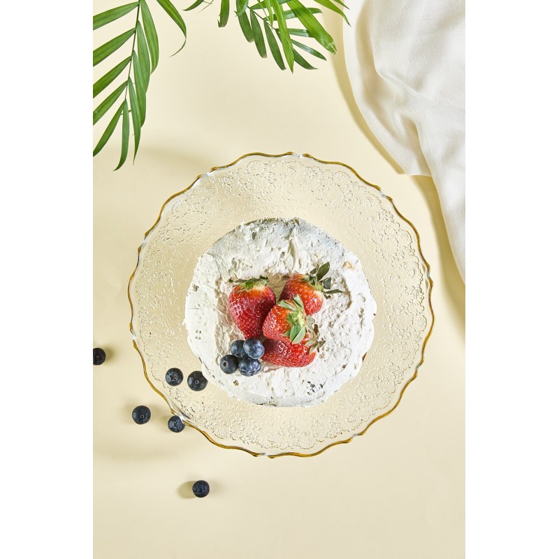 Cake Serving Plate Goblen - Transparent Transparent