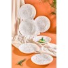 Service Plate Set (6 Pieces) Punti - White White
