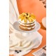Cake Serving Plate Punti 28 - White White Cake Serving Plate Punti 28 - White White