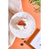 Cake Serving Plate Punti 21 - White White