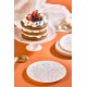 Dessert Plate Set (7 Pieces) Punti - White White Dessert Plate Set (7 Pieces) Punti - White White