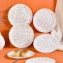 Dessert Plate Set (6 Pieces) Punti - White White