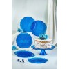 Dessert Plate Set (7 Pieces) Goblen7 - Blue Blue