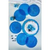 Dessert Plate Set (7 Pieces) Goblen7 - Blue Blue