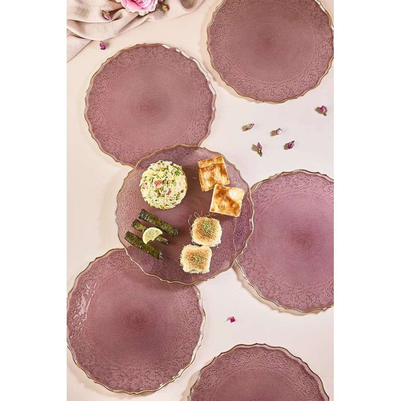 Plate Set (6 Pieces) Goblen6 - Plum Plum