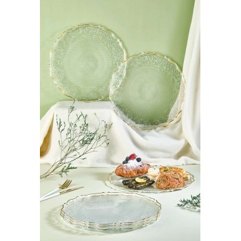 Plate Set (6 Pieces) Goblen6 - Transparent Transparent