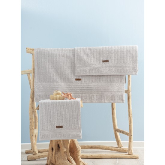 Towel Set (3 Pieces) Wellness - Grey Grey Lessentiel Towel Set (3 Pieces) Wellness - Grey Grey