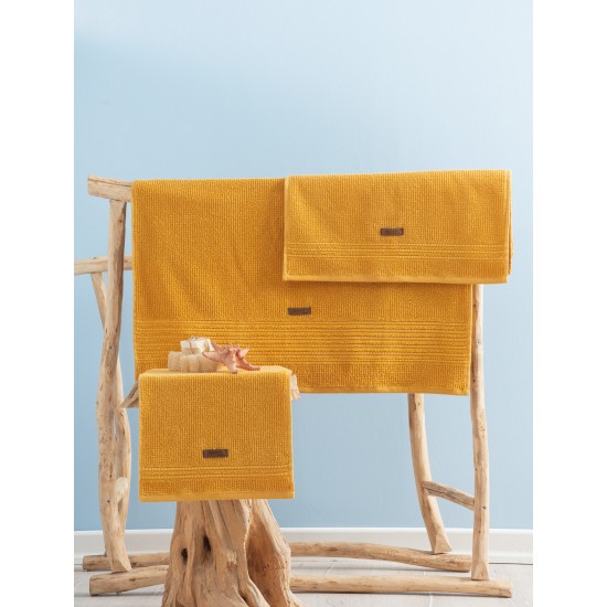 Towel Set (3 Pieces) Wellness - Yellow Yellow Lessentiel Towel Set (3 Pieces) Wellness - Yellow Yellow