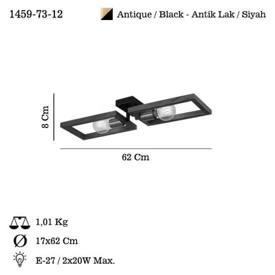 Chandelier Era - 73-12 Antiquation
Black Opviq Chandelier Era - 73-12 Antiquation
Black