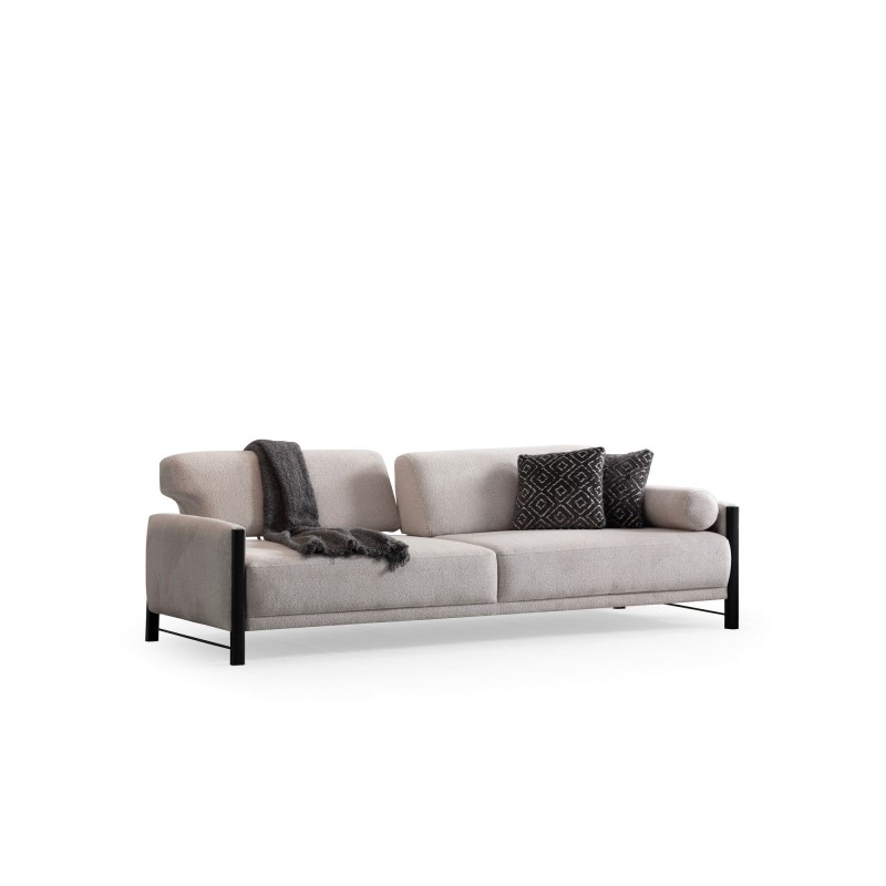 3-Seat Sofa Nora - Beige Beige