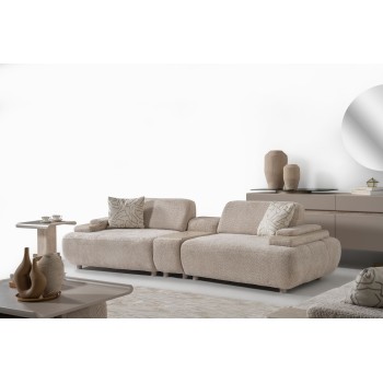 4-Seat Sofa Toscana - Beige Beige