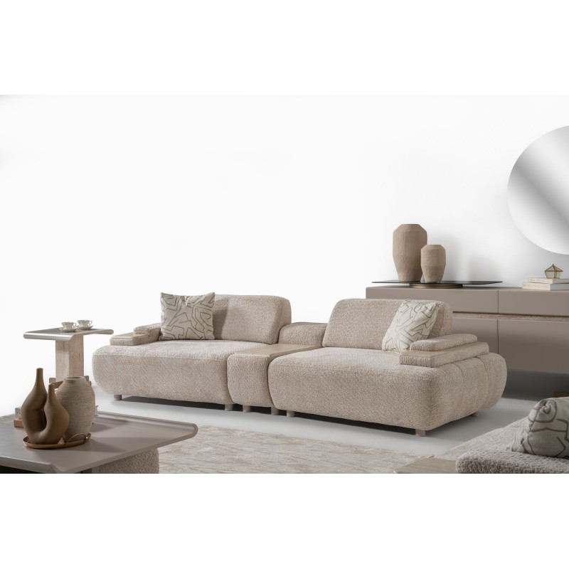 4-Seat Sofa Toscana - Beige Beige