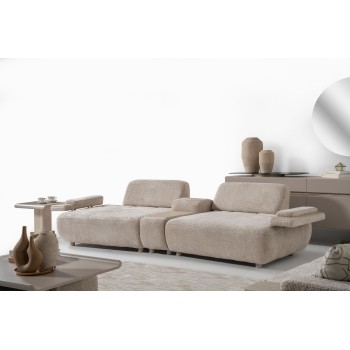 4-Seat Sofa Toscana - Beige Beige