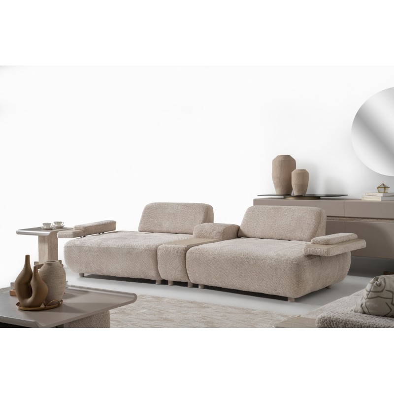 4-Seat Sofa Toscana - Beige Beige
