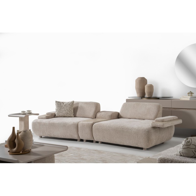 4-Seat Sofa Toscana - Beige Beige
