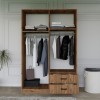 Wardrobe Yaman 1600-028 - Pine Atlantic Pine