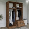 Wardrobe Yaman 1600-028 - Pine Atlantic Pine