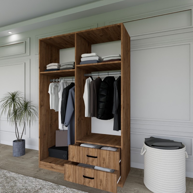 Wardrobe Yaman 1600-028 - Pine Atlantic Pine
