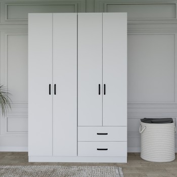 Wardrobe Yaman 1600-033 - White Matte White