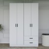 Wardrobe Yaman 1600-033 - White Matte White