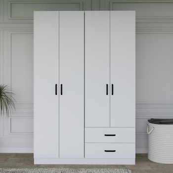 Wardrobe Yaman 1600-033 - White Matte White