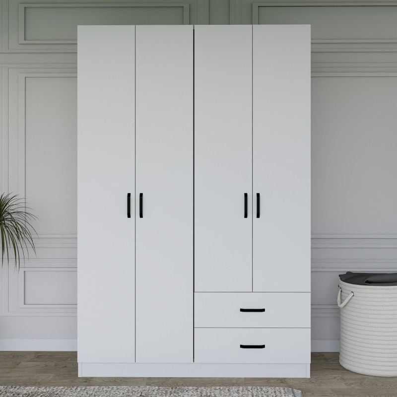 Wardrobe Yaman 1600-033 - White Matte White