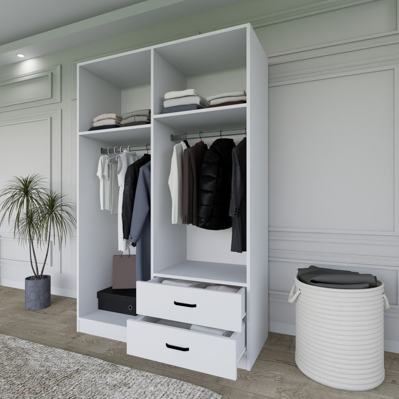 Wardrobe Yaman 1600-033 - White Matte White