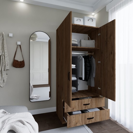 Wardrobe Yaman 1600-044 - Pine Atlantic Pine Wardrobe Yaman 1600-044 - Pine Atlantic Pine