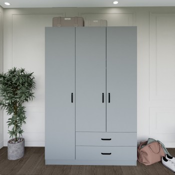 Wardrobe Yaman Luna 1600-037 - Grey Grey