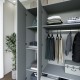 Wardrobe Yaman Luna 1600-037 - Grey Grey